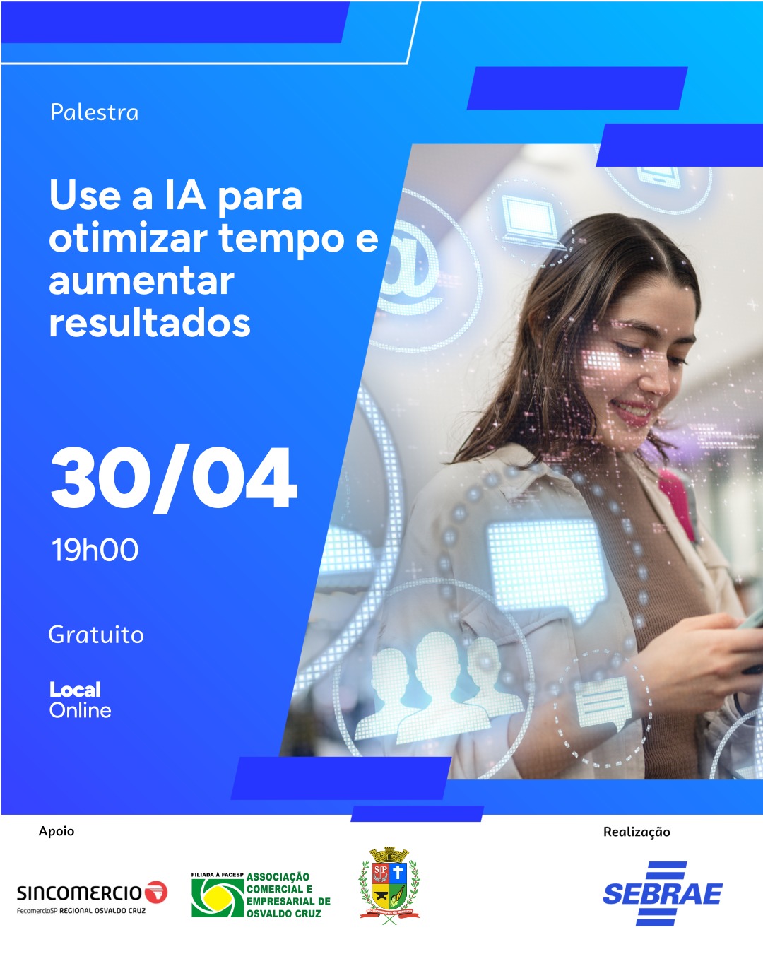 🚀 Palestra | Use a IA para otimizar tempo e aumentar resultados