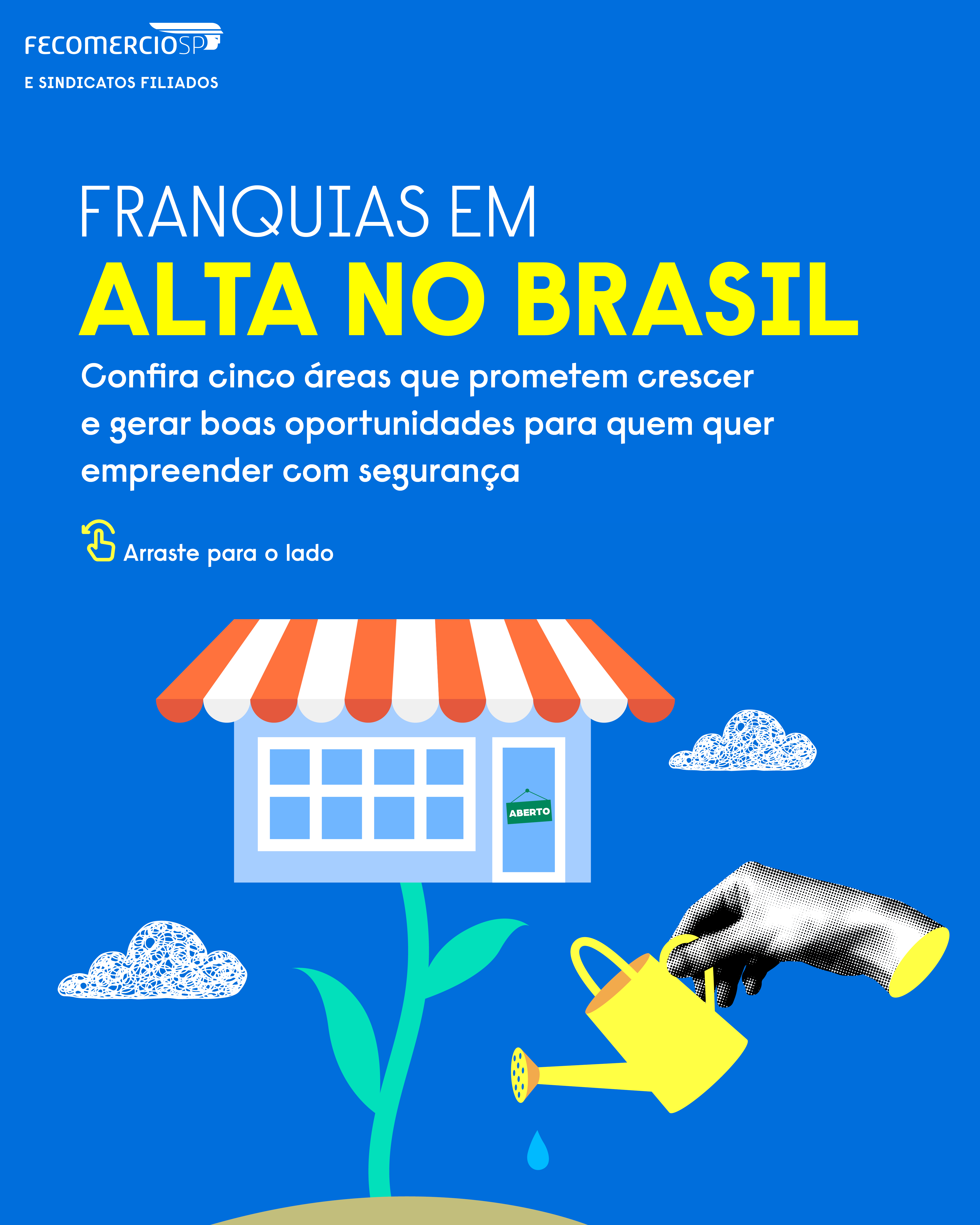 Franquias: 5 áreas com potencial de crescimento no Brasil!